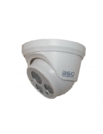 CAM IP DOME PLAST 3MP 3,6mm IR30m POE