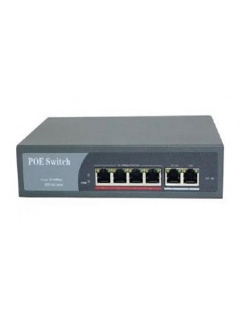 SWITCHEUR INFO POE 4 PORT+ 2 GB ETHERNET UPLINK 72 W