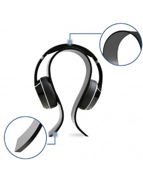 SUPPORT CASQUE PLEXY NOIR