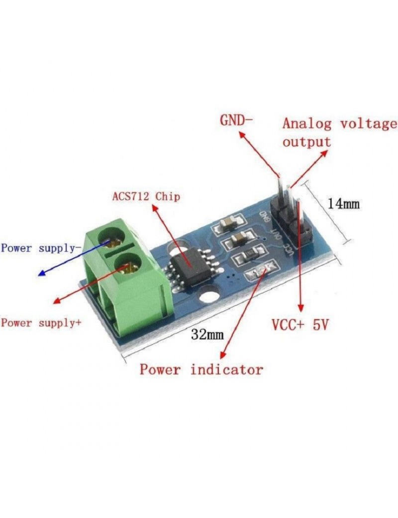 5 Capteurs Tension DC0-25V Pour Arduino - Module De Détection Voltage