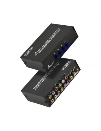 SWITCHEUR 4PORT AV VIDEO AUDIO