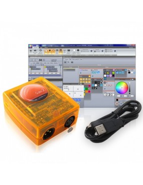 INTERFACE USB DMX 512+...