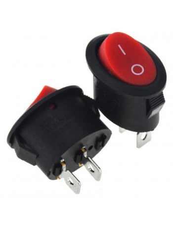 INTERRUPTEUR A BASCULE ROND ON-OFF 3 PIN