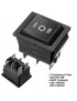 INTERRUPTEUR A BASCULE 3 POSITIONS 6 PIN 250VAC/15A