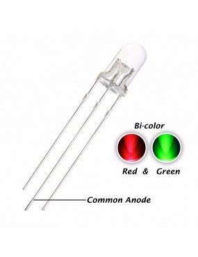 LED ANODE COMMUNE 5MM DEUX...