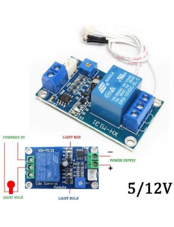 MODULE INTERRUPTEUR CREPUSCULAIRE A BASE DE LDR C2A2